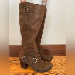 Born Brown Heeled Boots